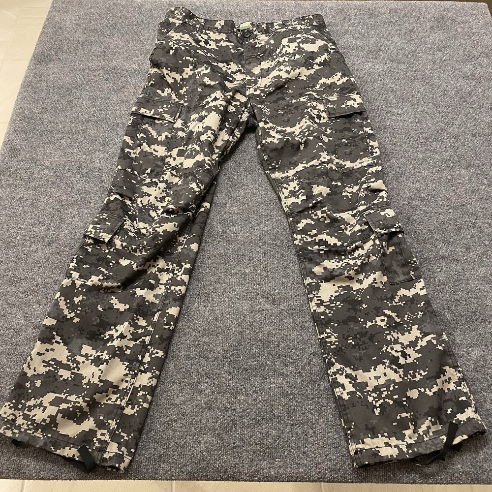 Rothco Subdued Urban Digital Camo Cargo Fatigue Pants Mens Medium Regular 34x32